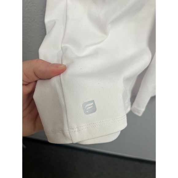 Fabletics Estelle Performance Tank Top White Size Medium Compression Tank - Picture 5 of 8